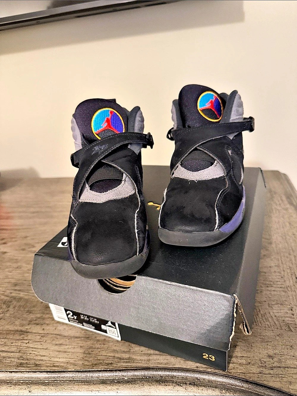 Air Jordan 8 Retro Aqua Boys 2Y